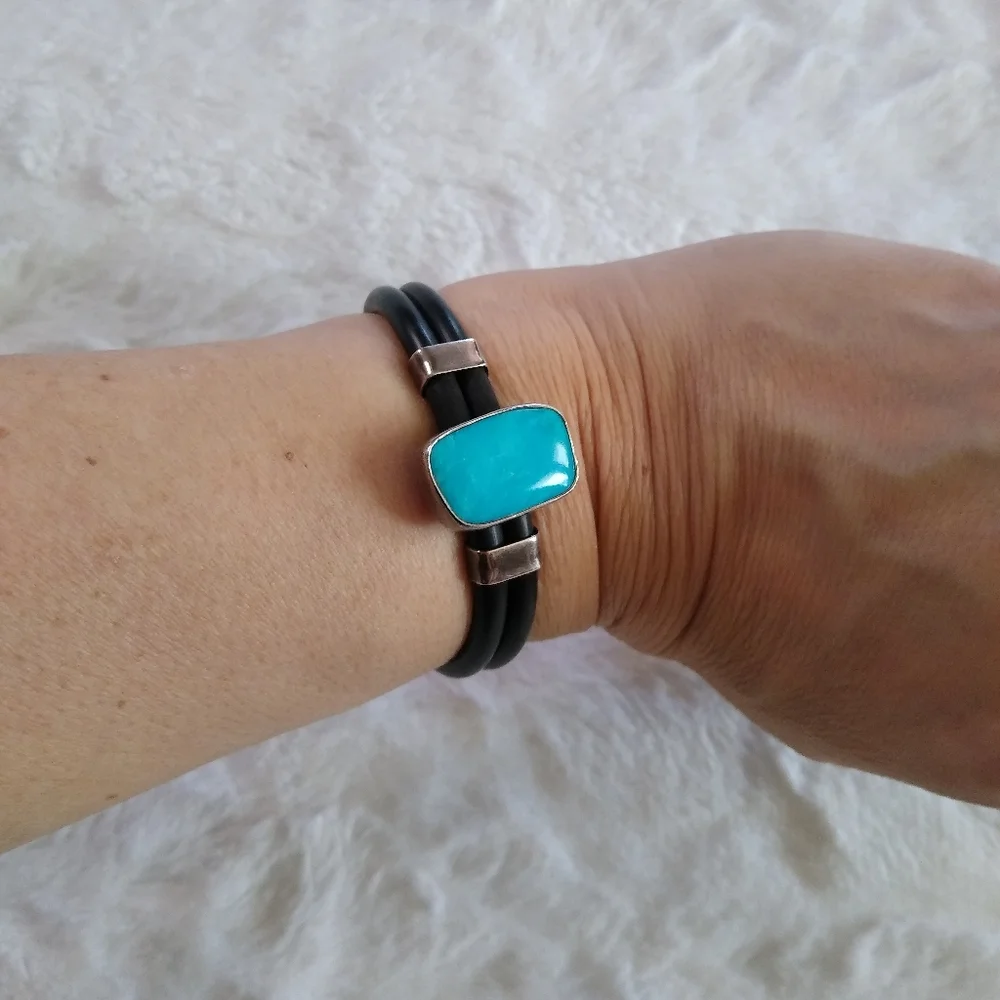 Sterling Silver Turquoise Bracelet